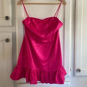 Revolve ‘More to Come’ Mini dress hot pink size M